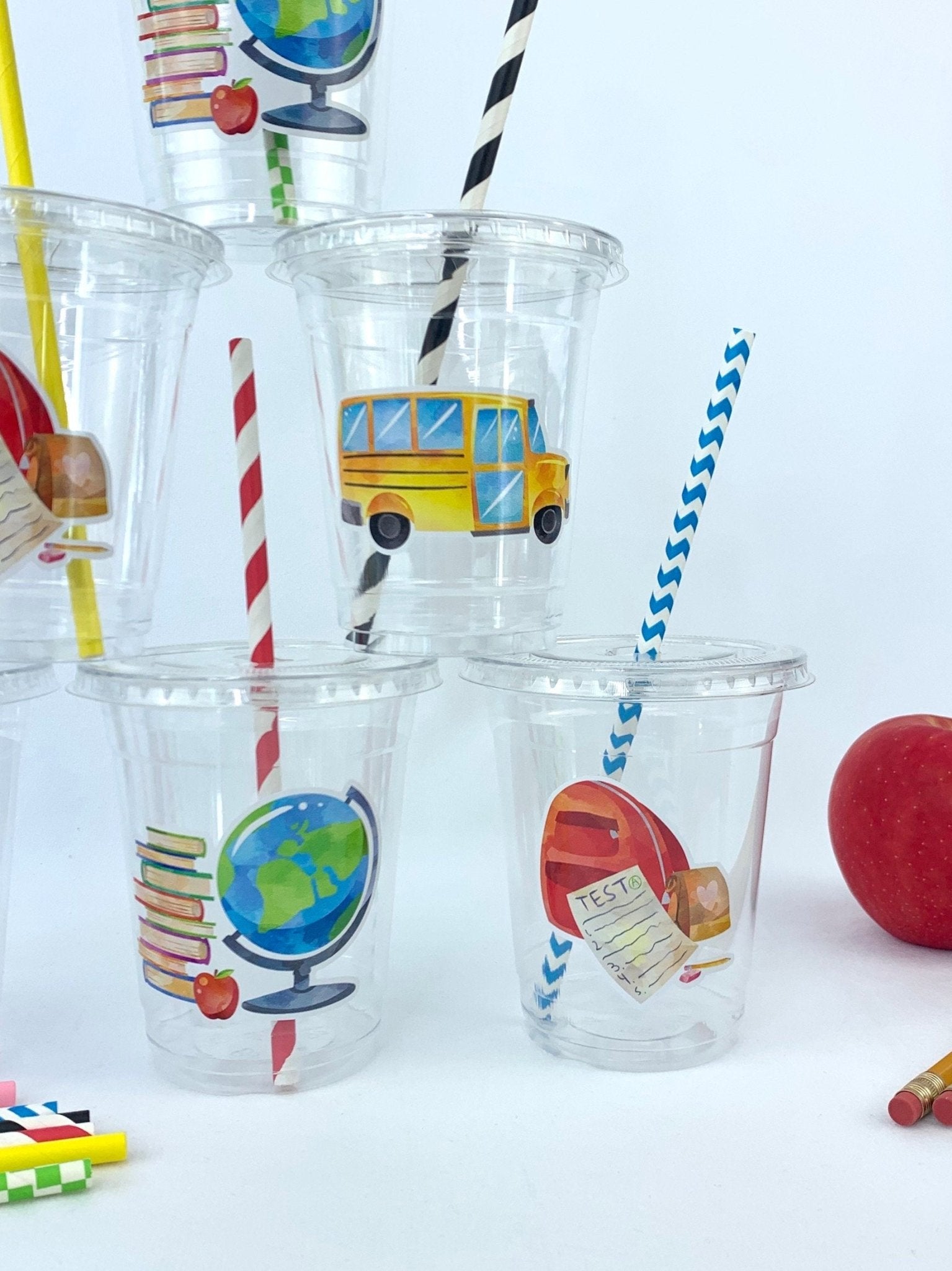 First Day of School Party Cups - Stesha Party
