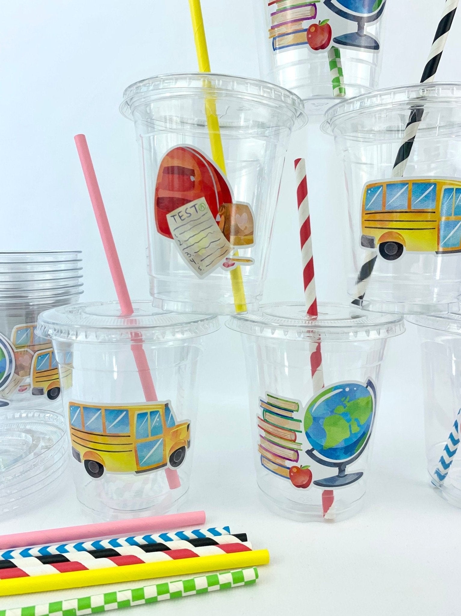 First Day of School Party Cups - Stesha Party