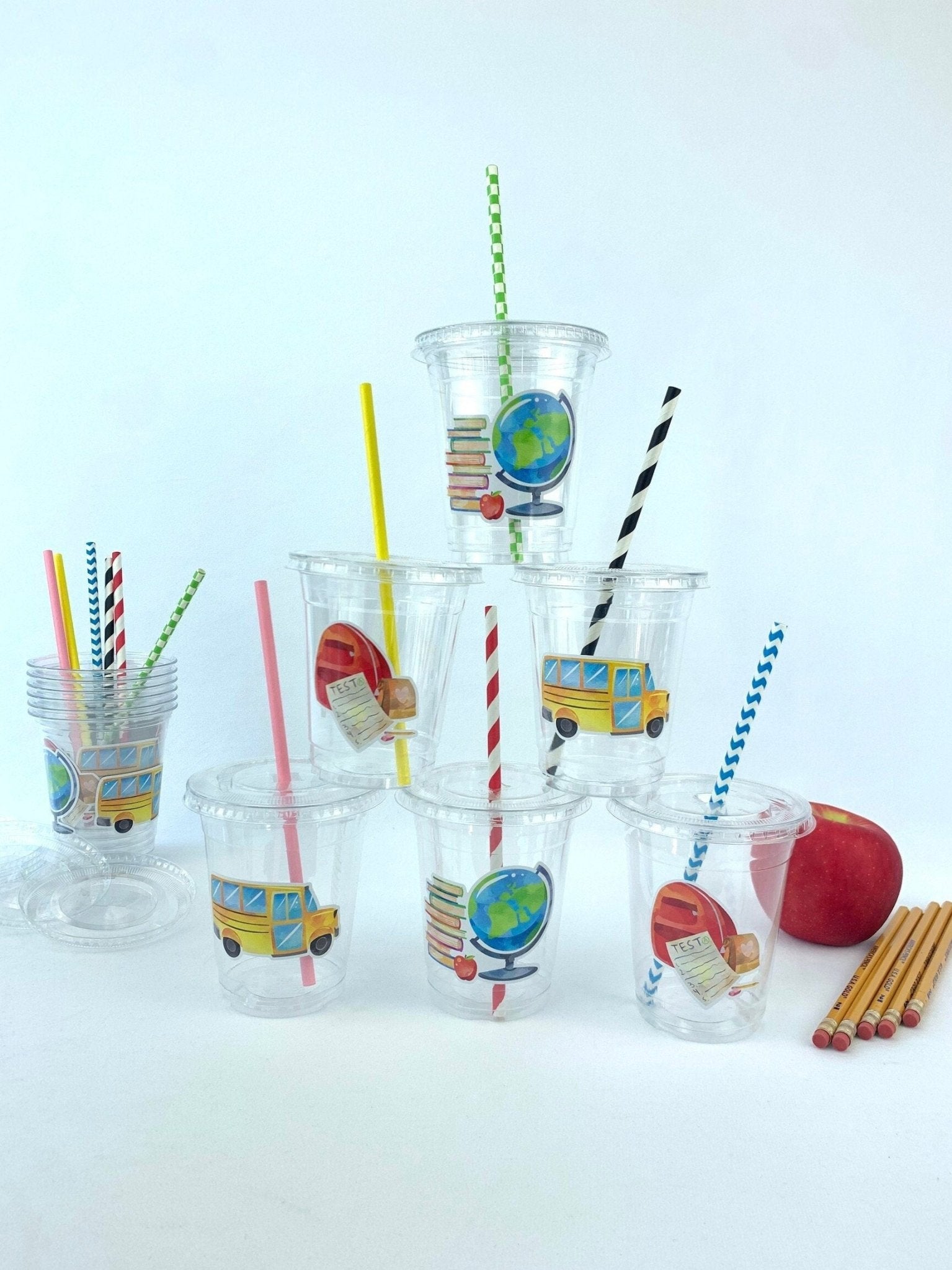 First Day of School Party Cups - Stesha Party