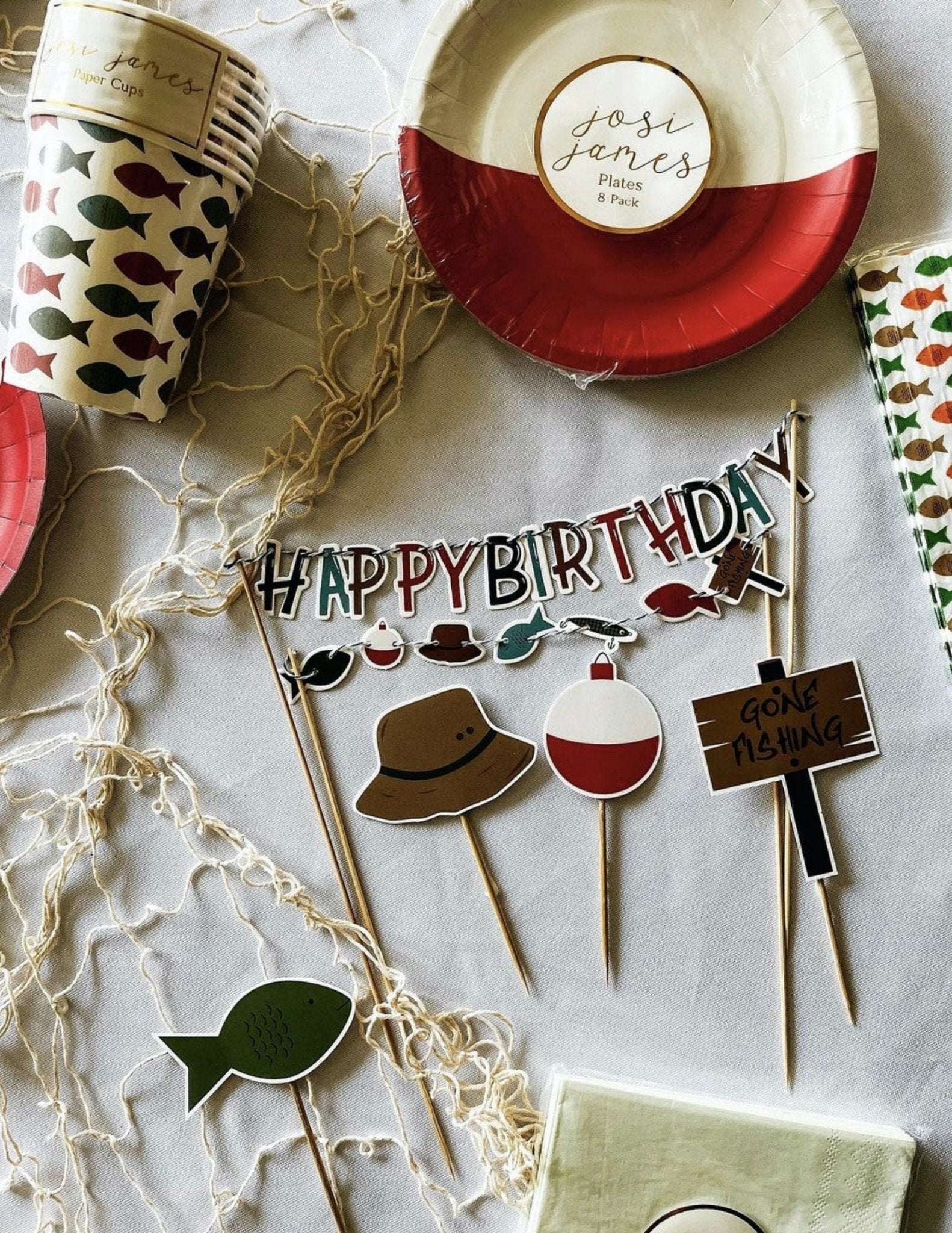 Fish Party Cups 8ct - Stesha Party