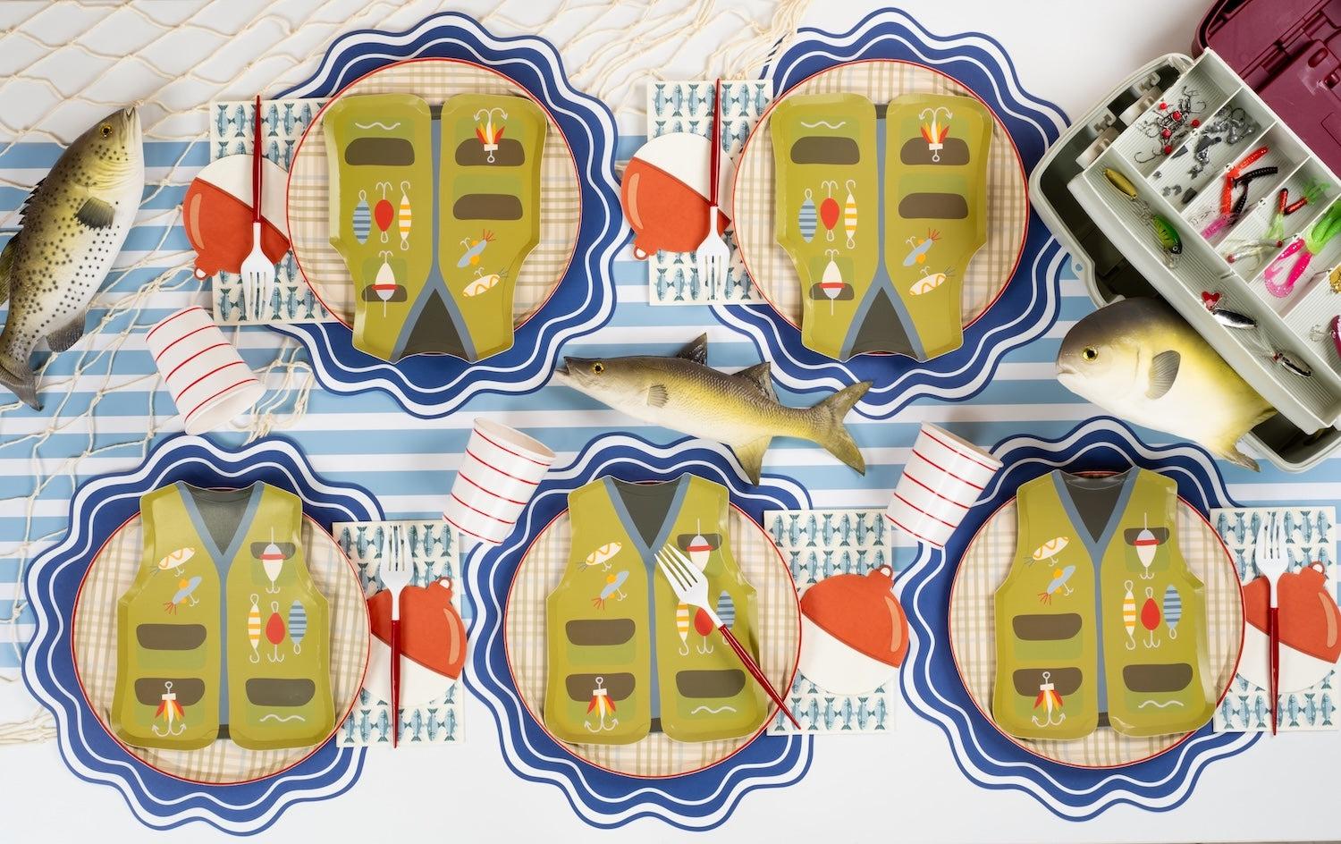 Fishing Bobber Napkins 16ct - Stesha Party