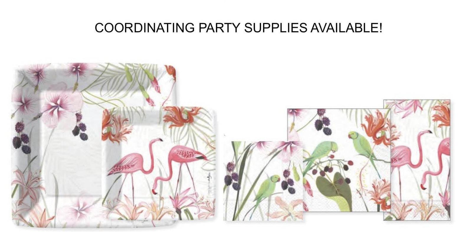Flamingo Party Plates - Stesha Party