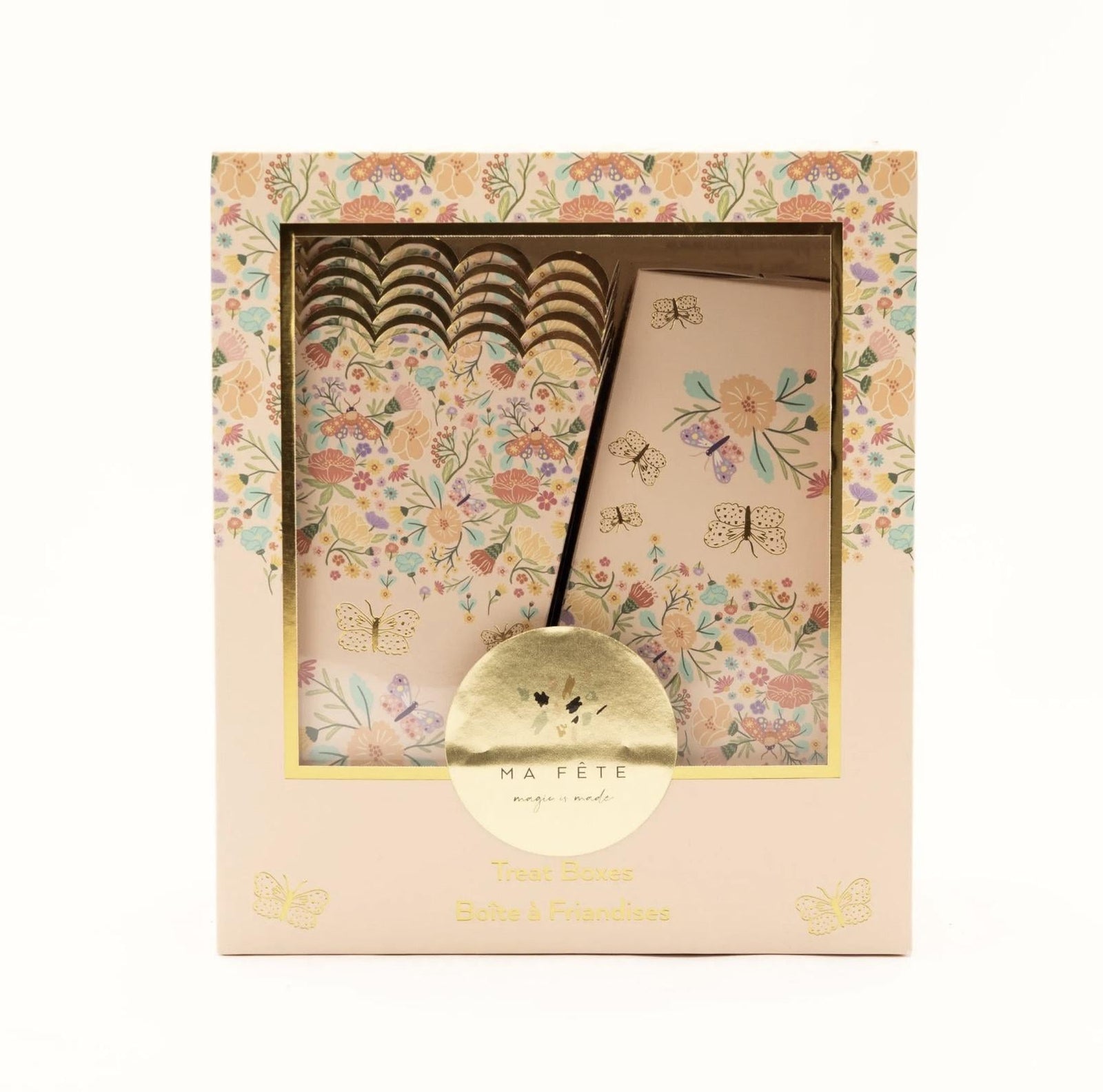 Floral Garden Treat Boxes 12ct - Stesha Party