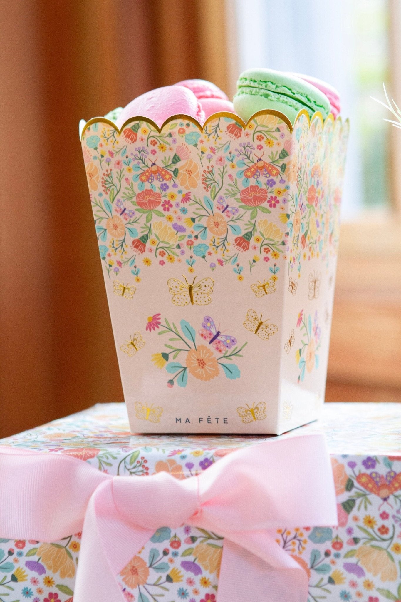 Floral Garden Treat Boxes 12ct - Stesha Party