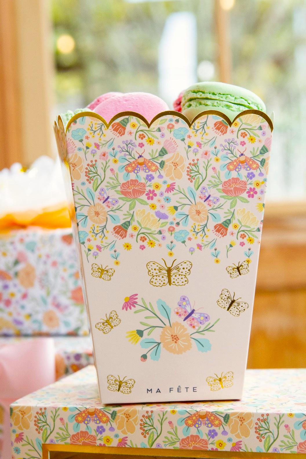 Floral Garden Treat Boxes 12ct - Stesha Party