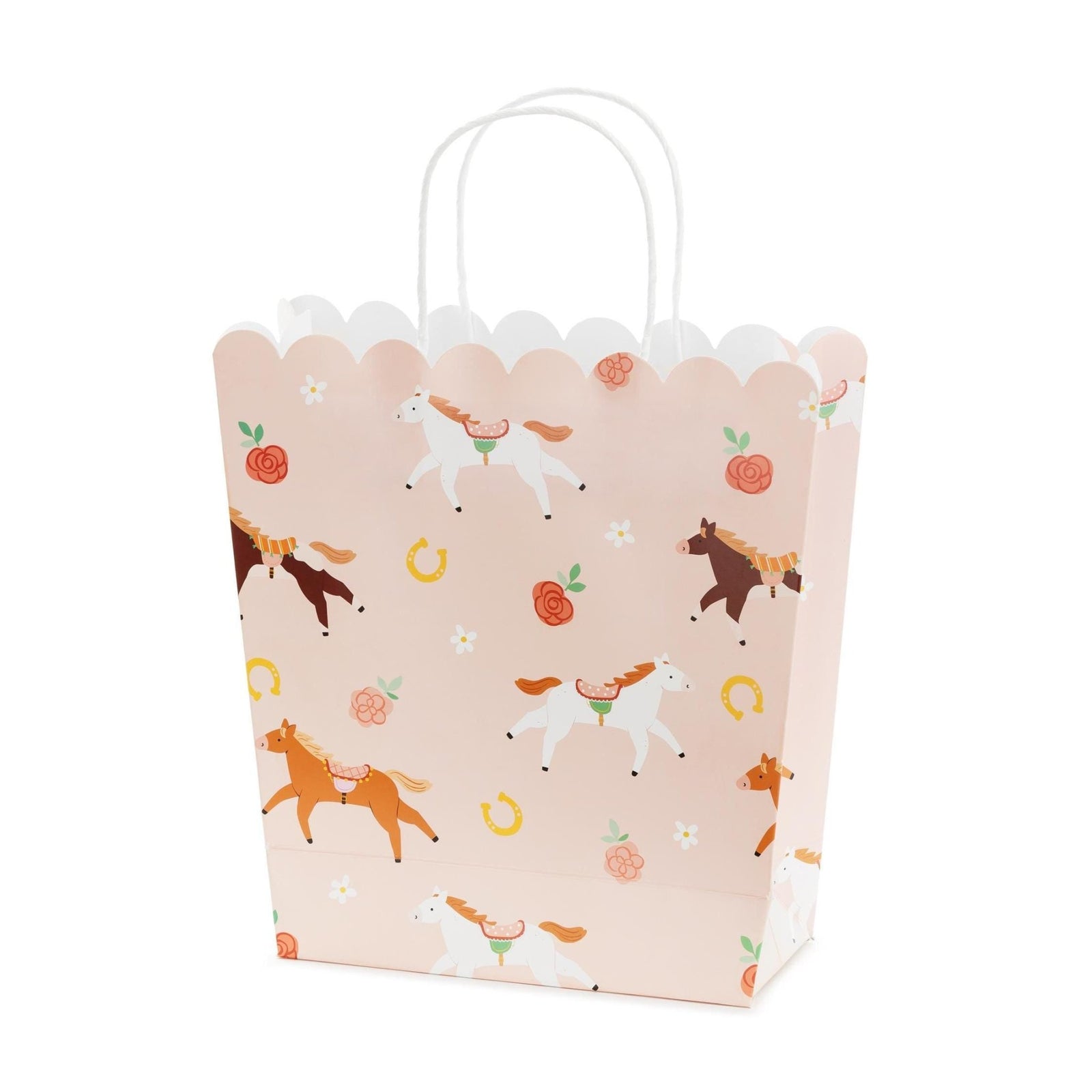 Floral Horse Handled Gift Bag - Stesha Party