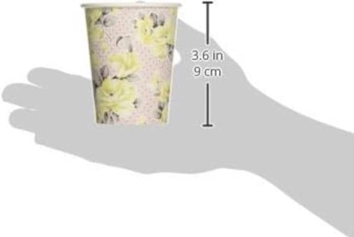 Floral Paper Party Cups 12 ct - Stesha Party
