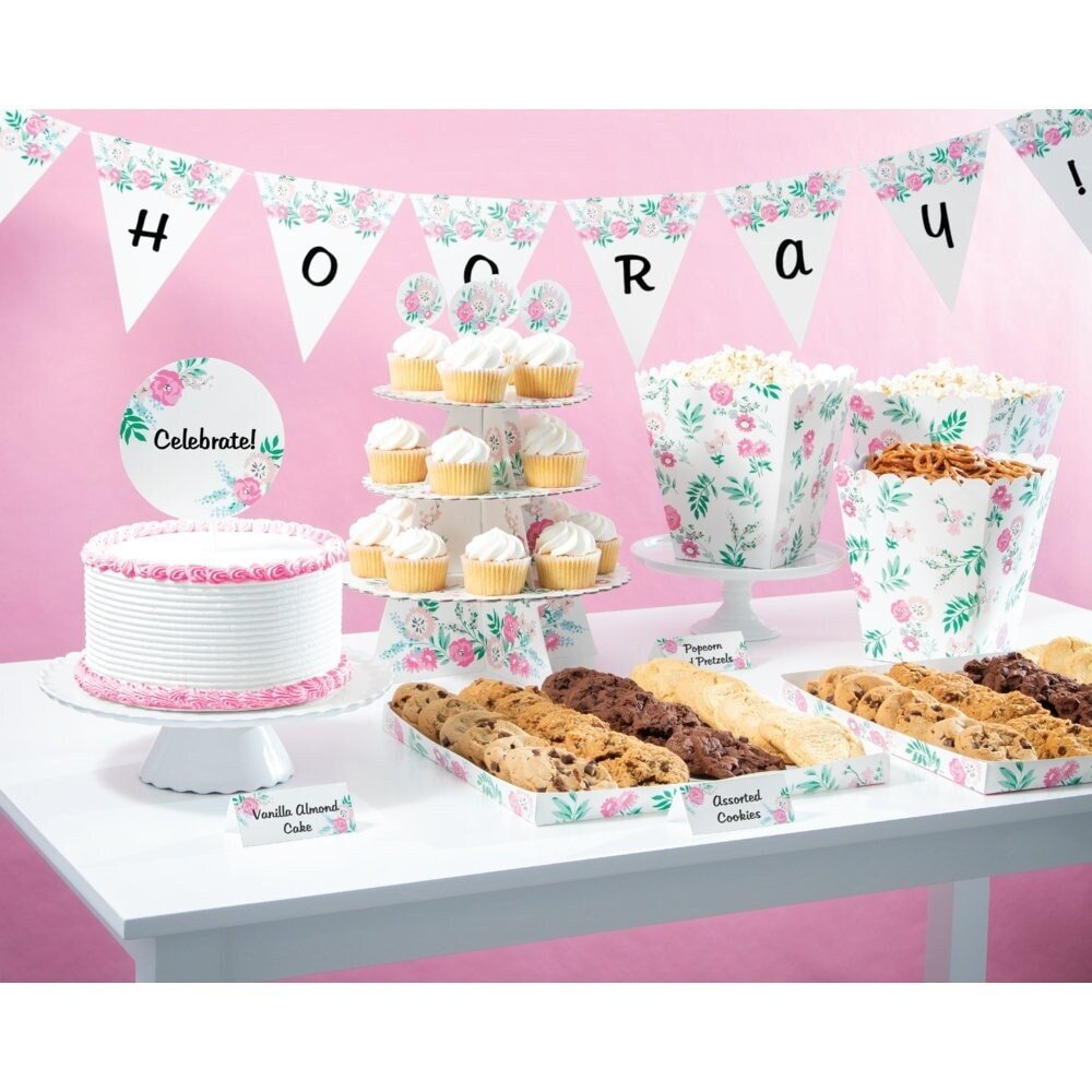 Floral Tea Party Table Decorations - Stesha Party