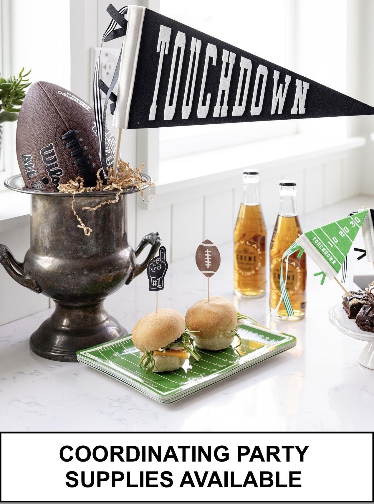 Football Field Dinner Napkins 24ct - Stesha Party