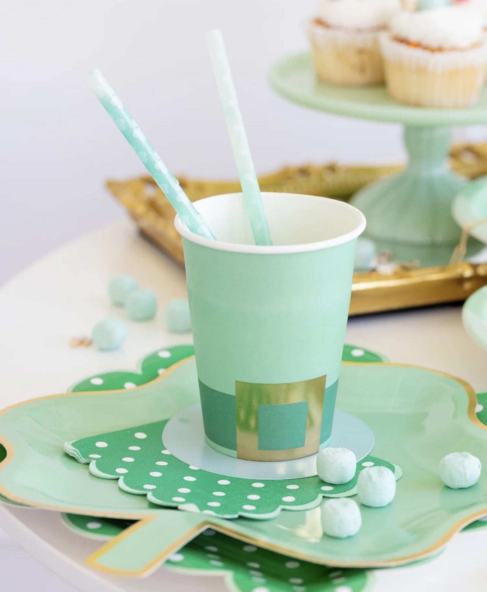 Four Leaf Clover Party Plates - Stesha Party