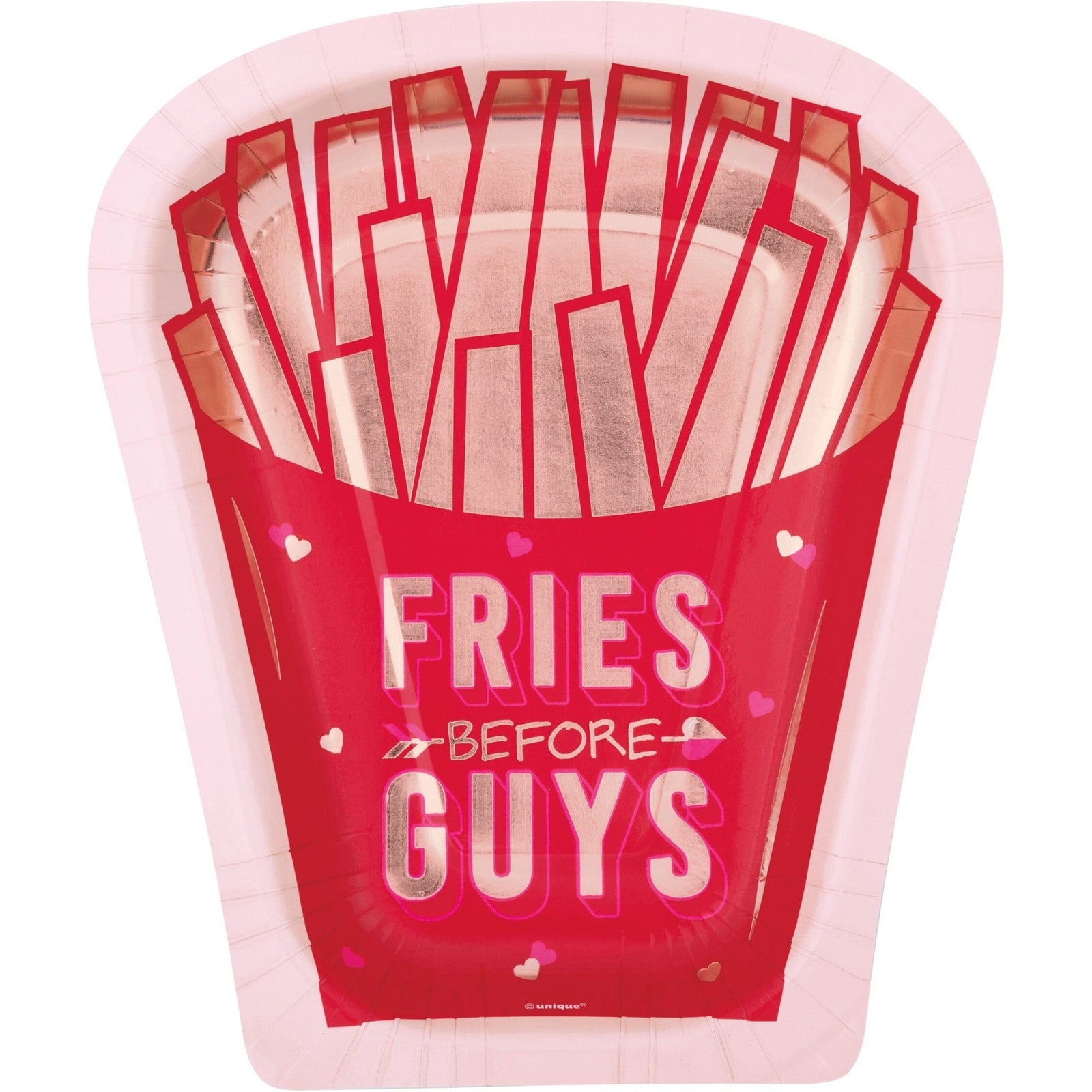 Fries Before Guys Galentines Plates & Napkins - Stesha Party