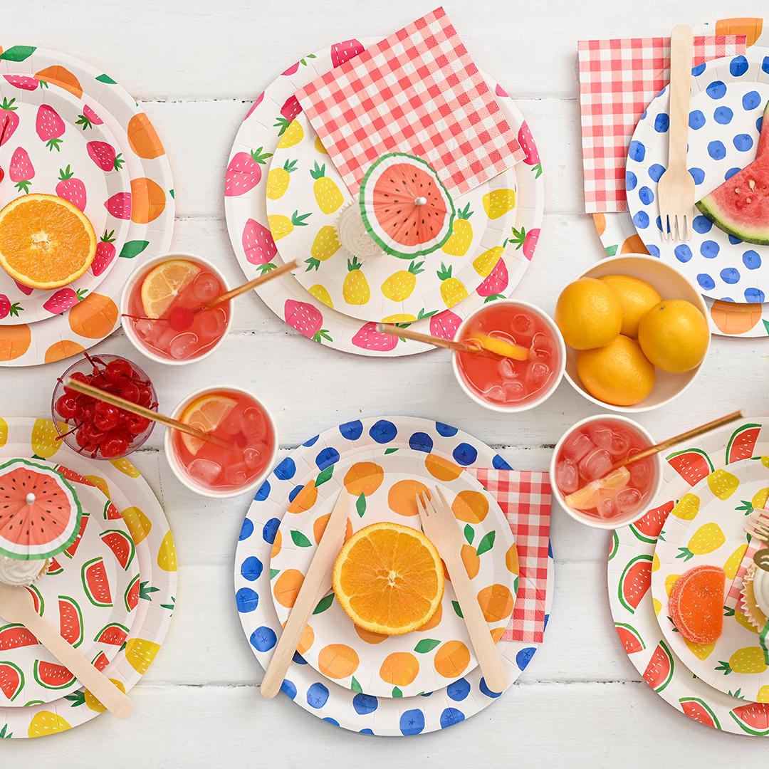 Fruit Party Plates - Stesha Party