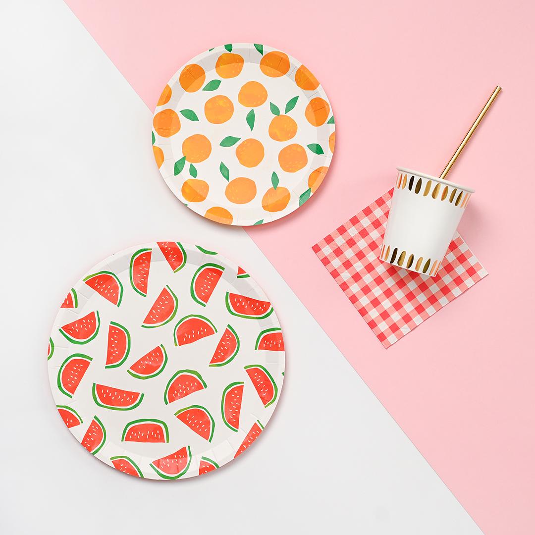Fruit Party Plates - Stesha Party
