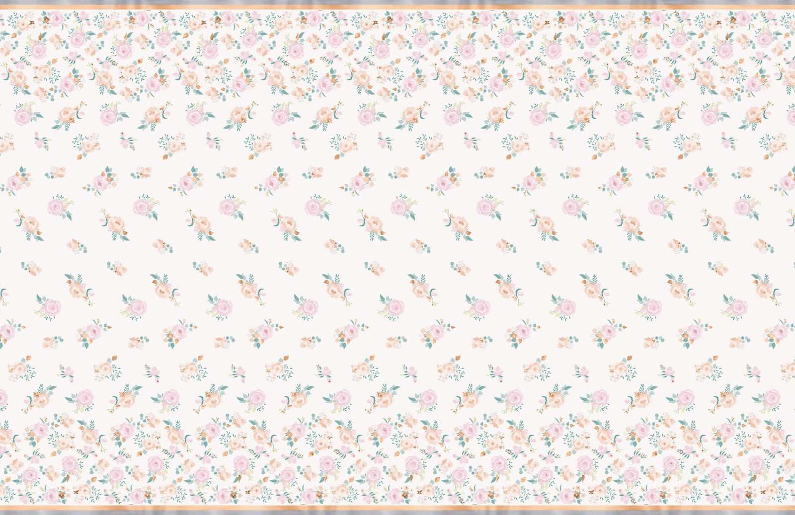 Garden Floral Foil Tablecloth - Stesha Party