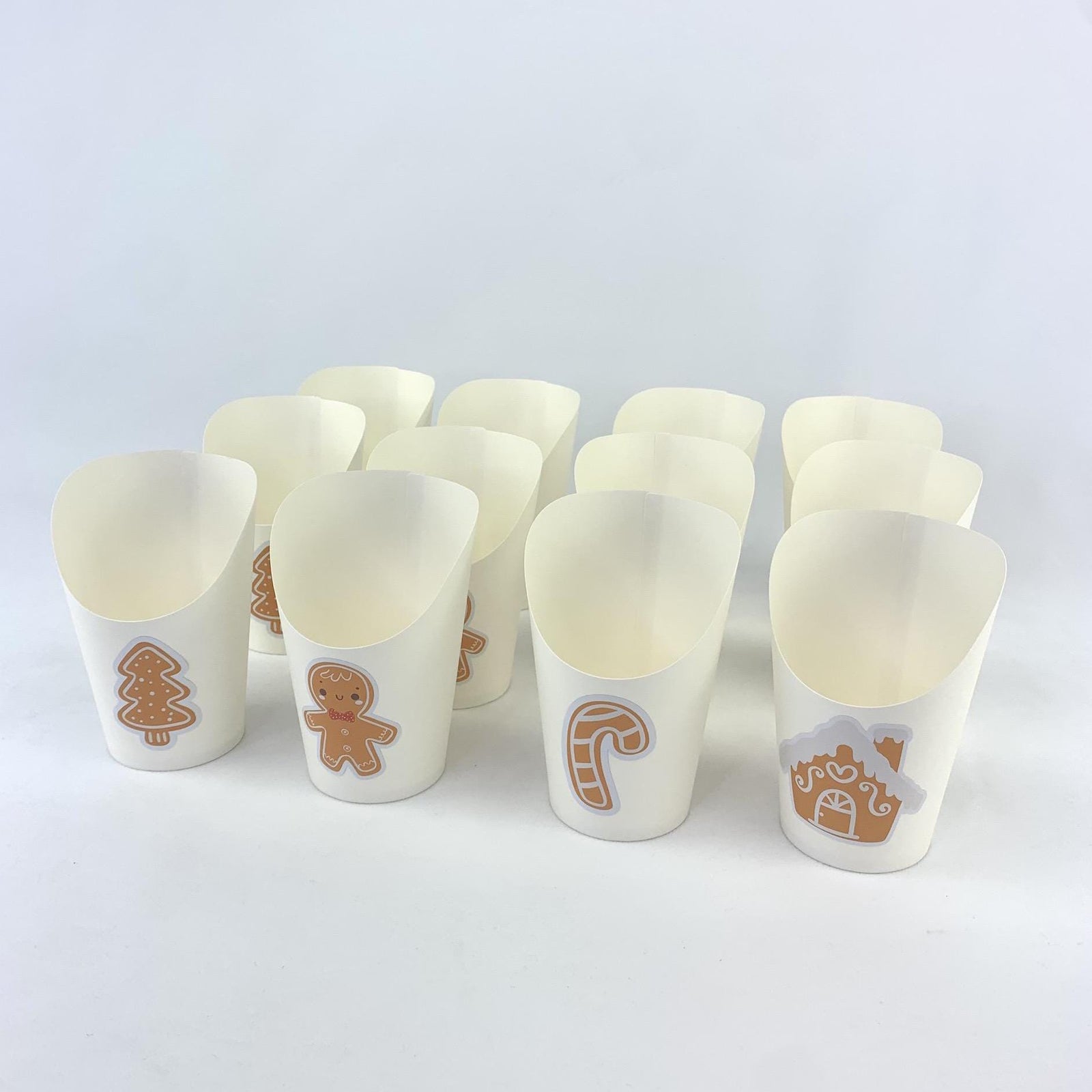 Gingerbread Cookie Charcuterie Cups - Stesha Party