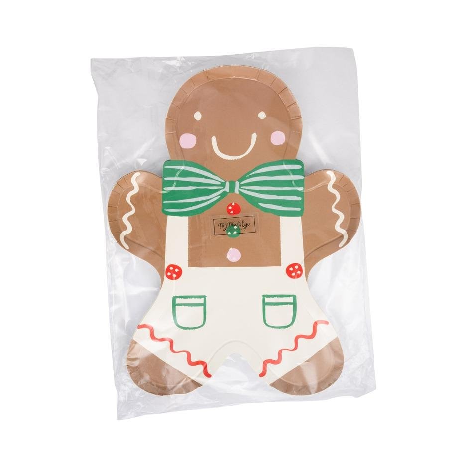 Gingerbread Man Plates - Stesha Party