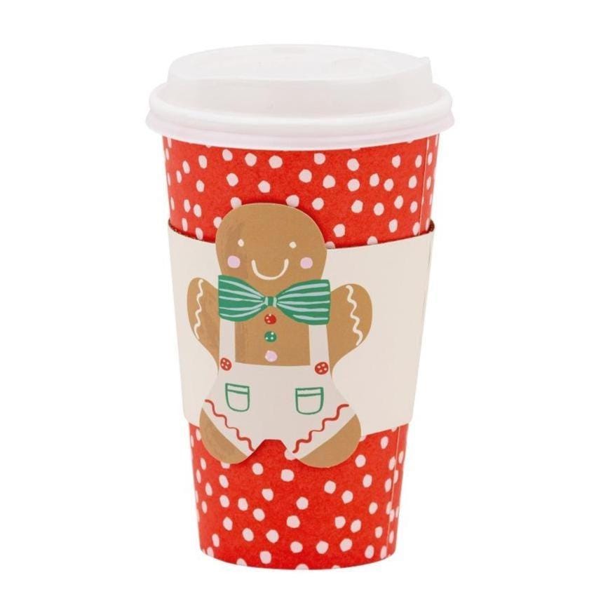 Gingerbread To Go Cups 16oz - Stesha Party