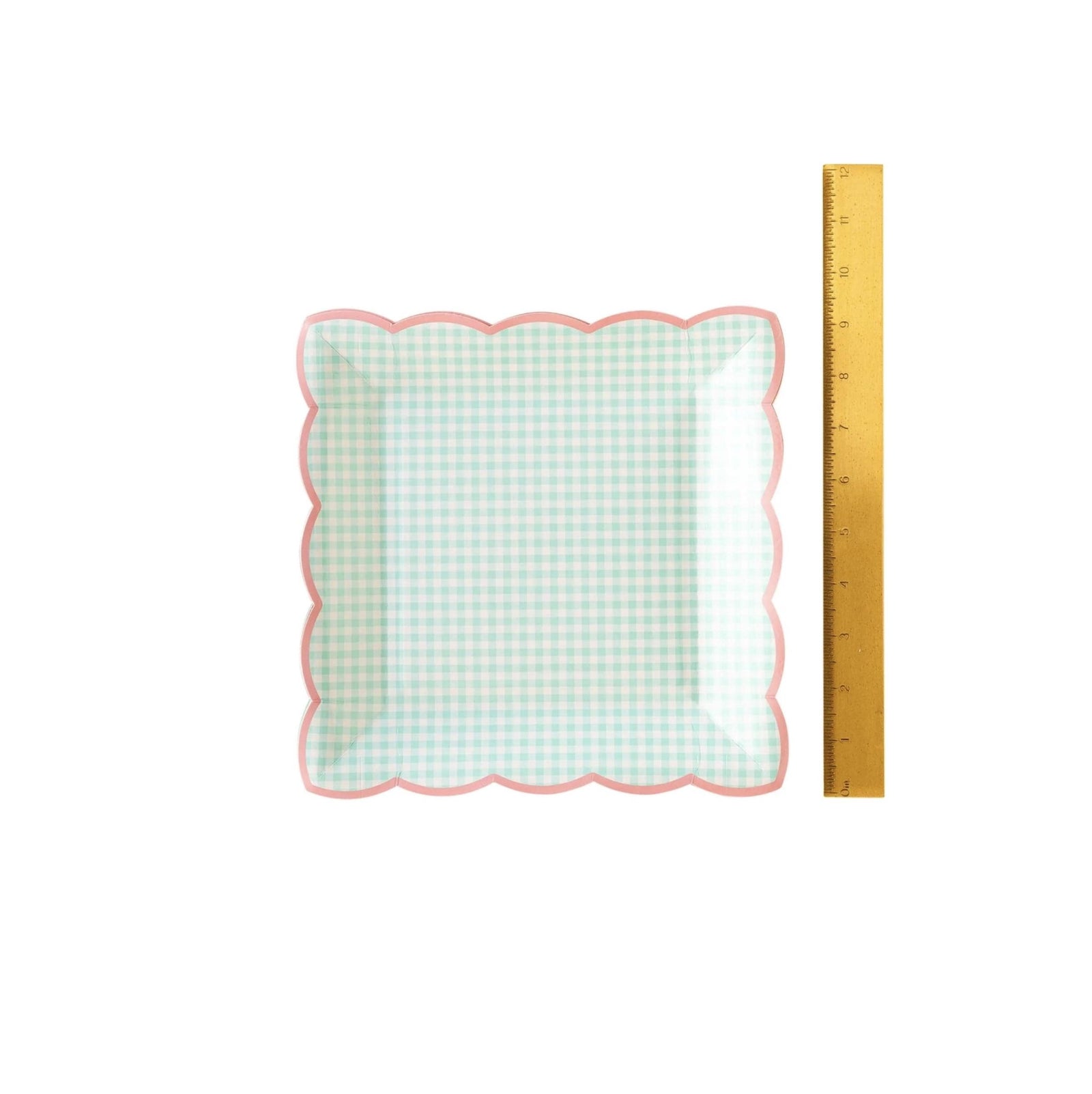 Gingham Party Plates - Stesha Party