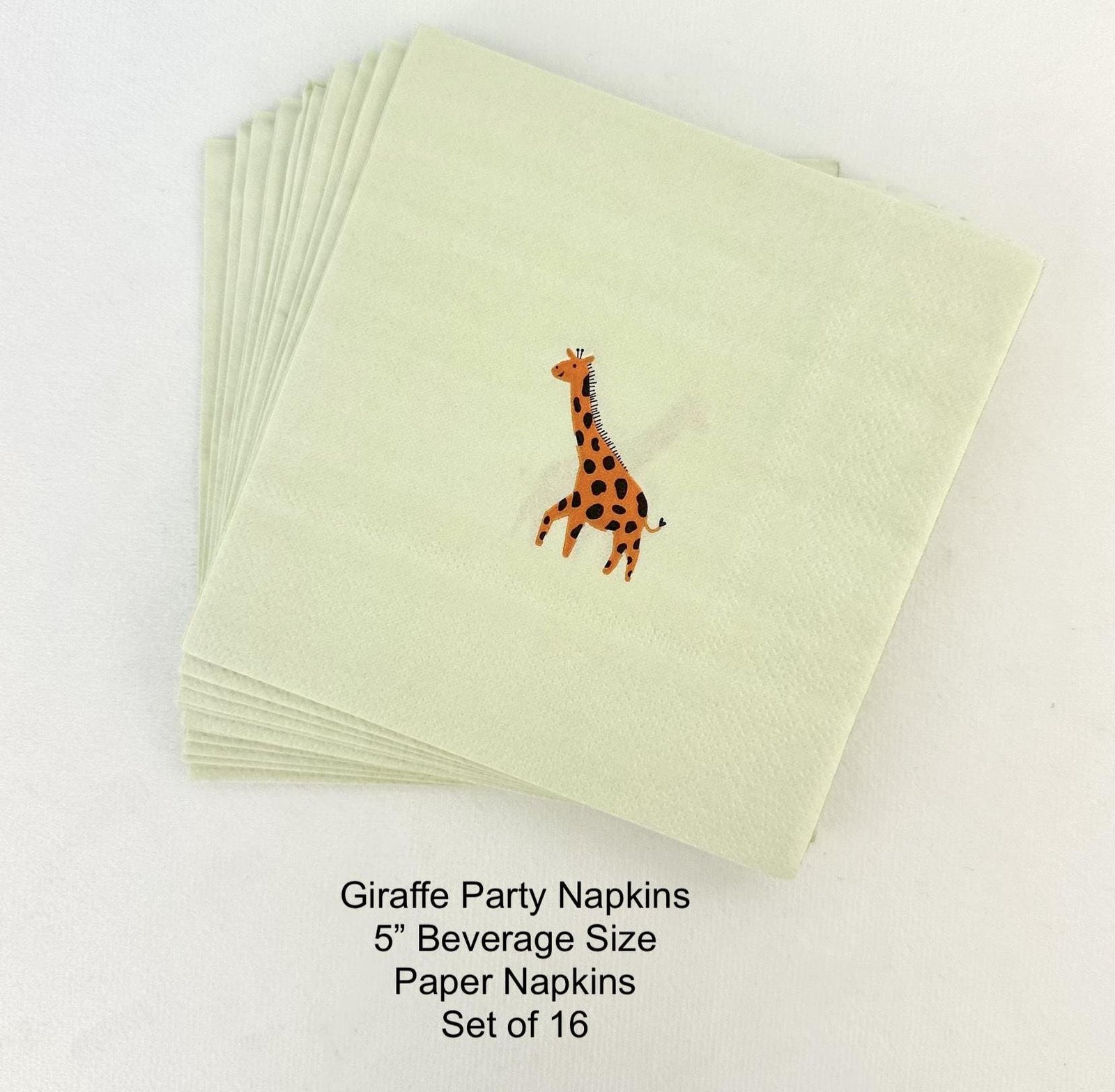 Giraffe Napkins 16ct - Stesha Party