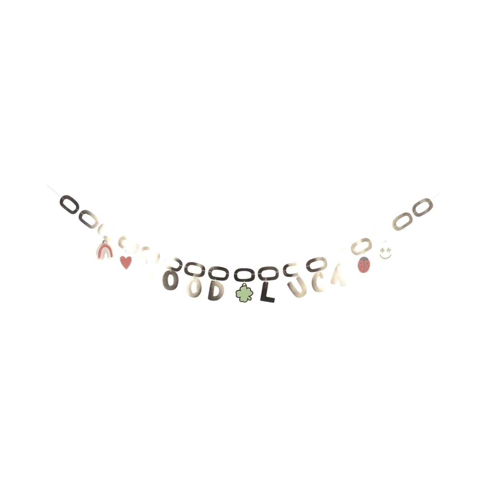 Gold Good Luck Charm Banner - Stesha Party