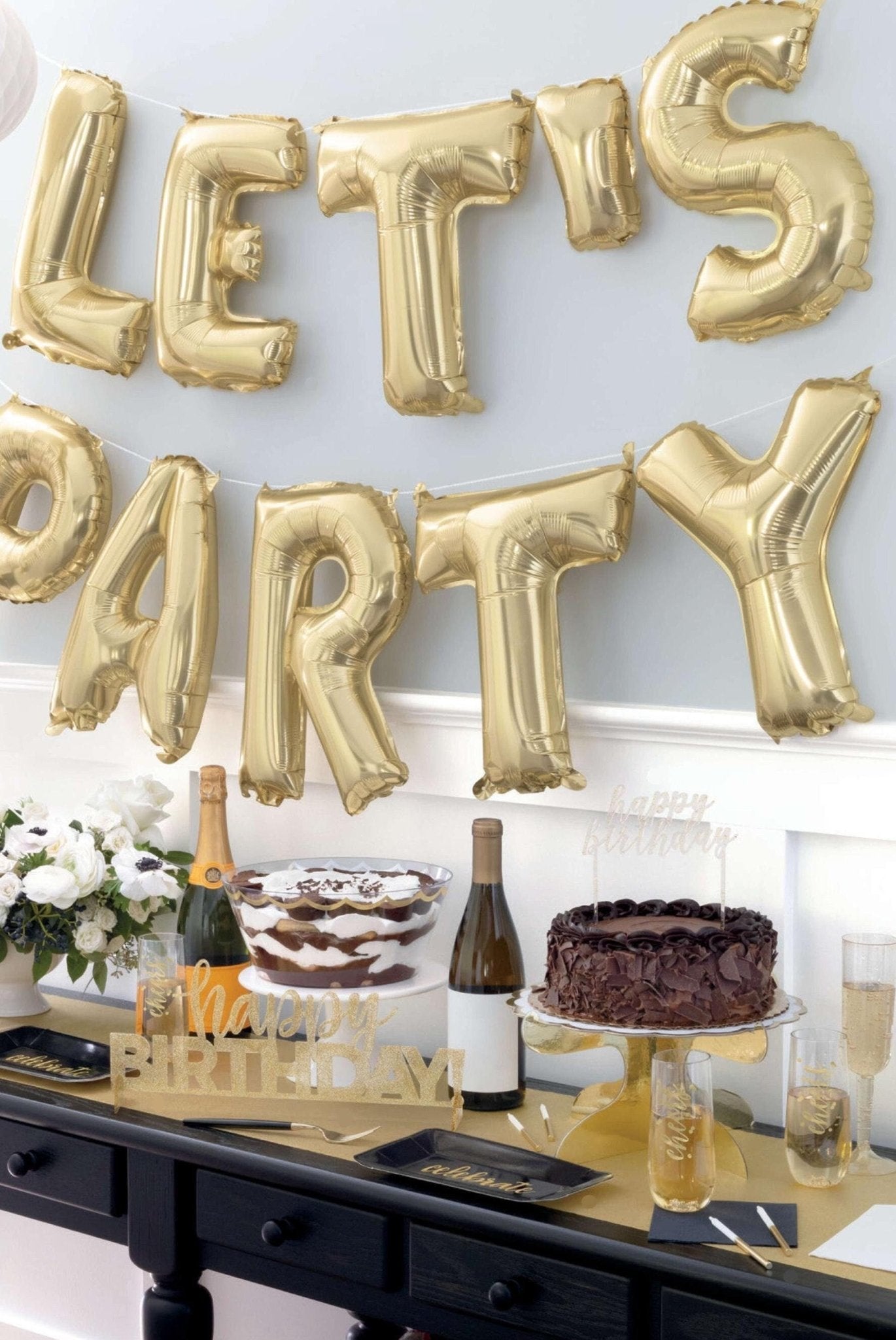 Gold & White Disposable Cake Stand - Stesha Party