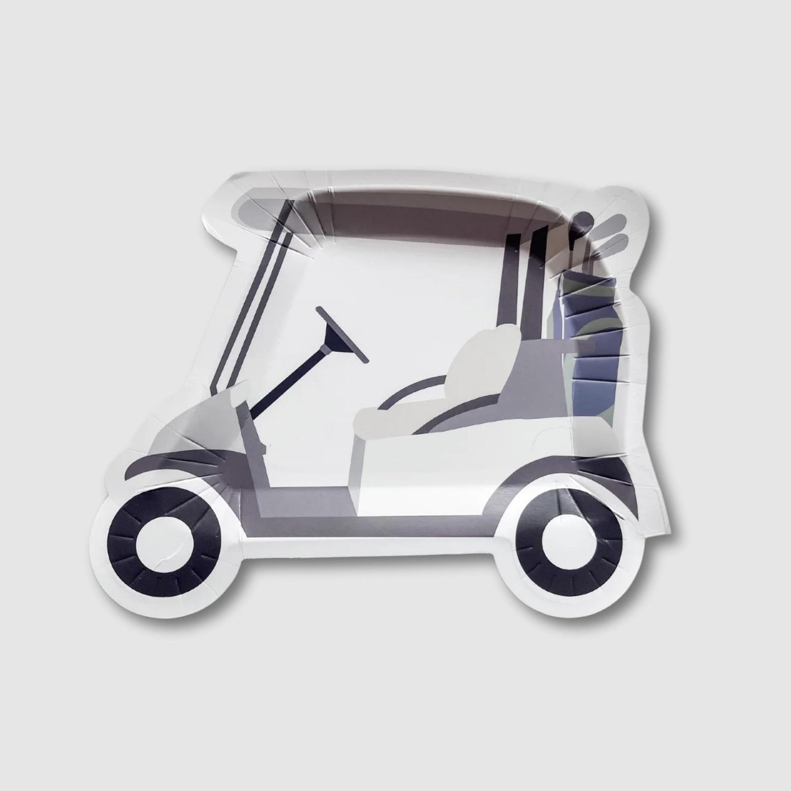 Golf Cart Dessert Plates 12ct - Stesha Party