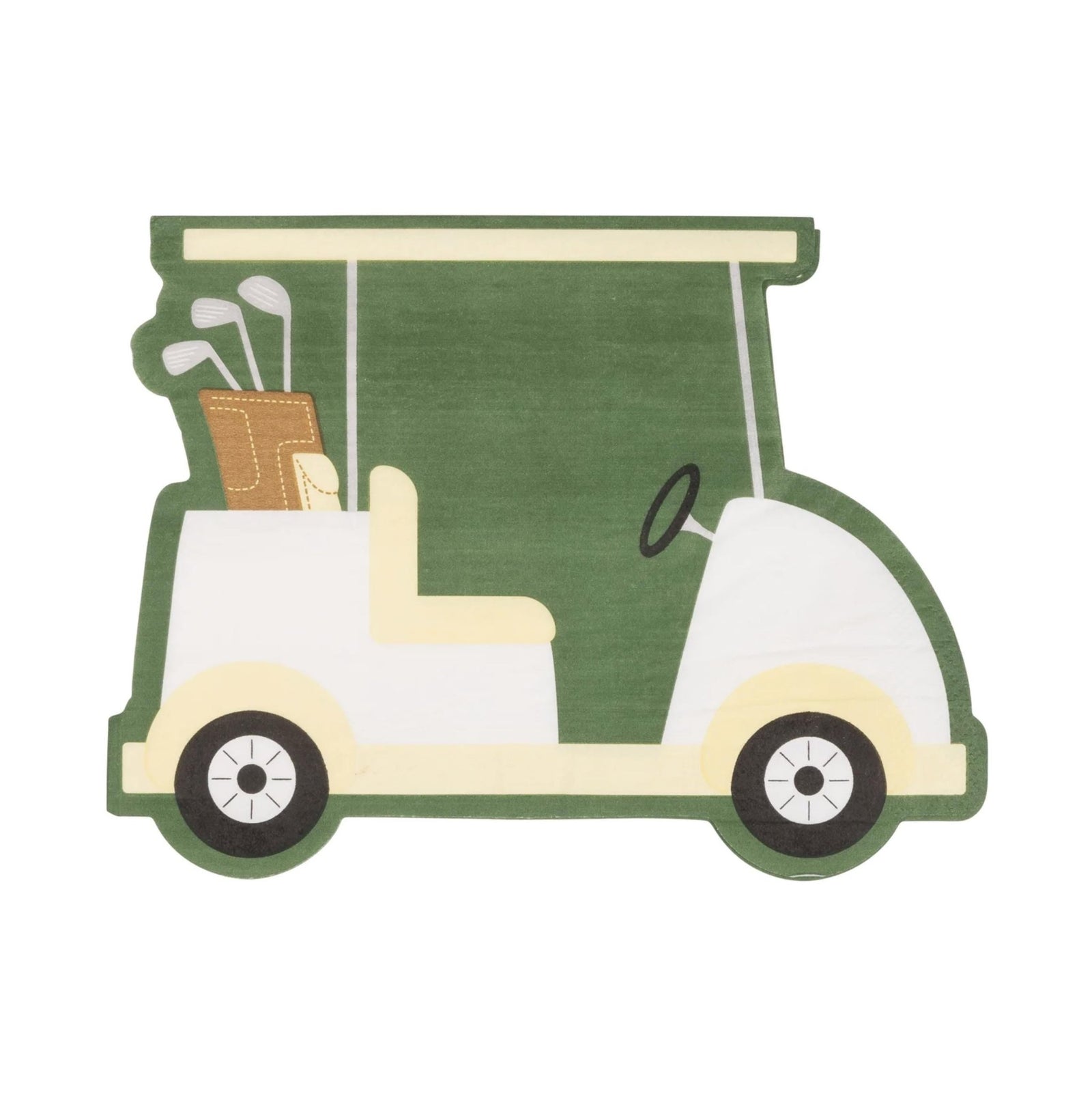Golf Cart Party Napkins 24ct - Stesha Party