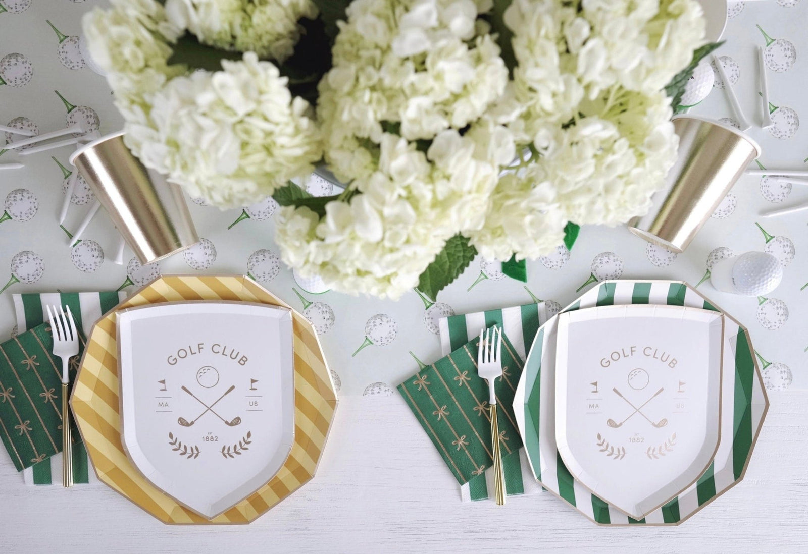 Golf Club Party Plates 8ct - Stesha Party