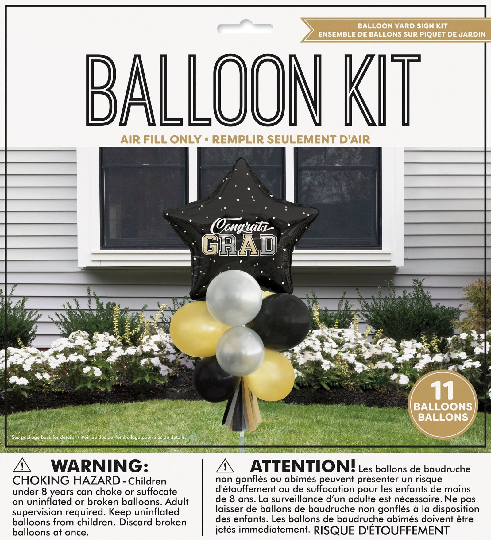 Graduation Balloon Yard Sign Kit - Stesha Party