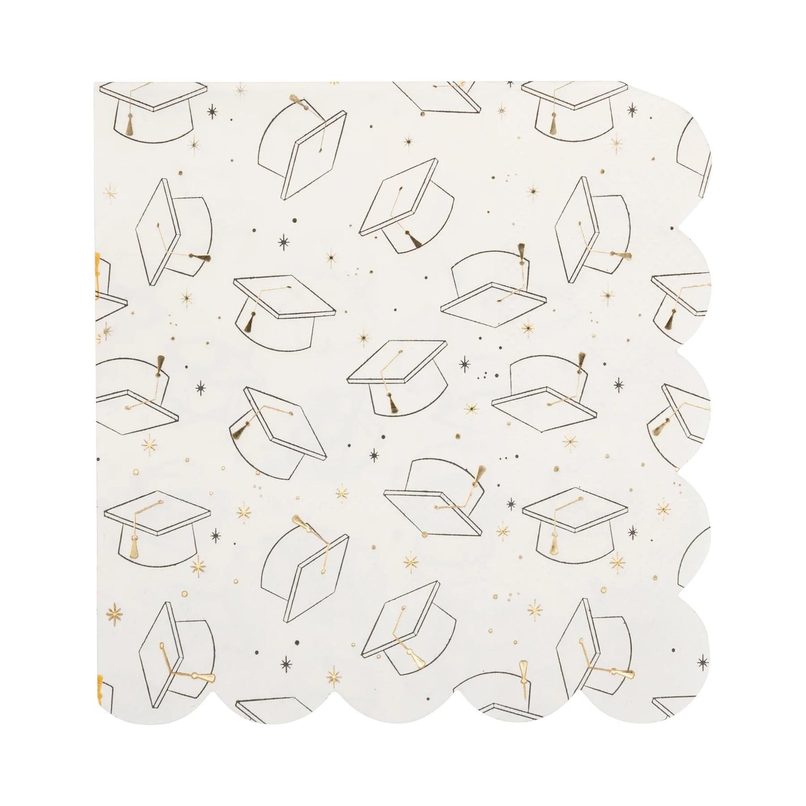 Graduation Caps Beverage Napkins 18ct - Stesha Party