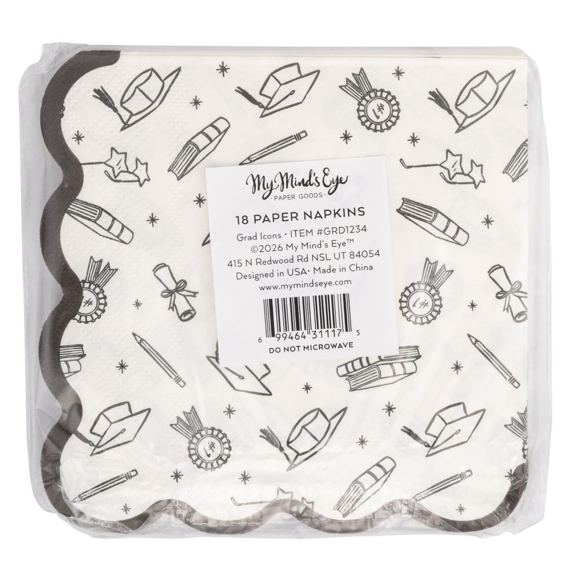 Graduation Napkins 18ct - Stesha Party