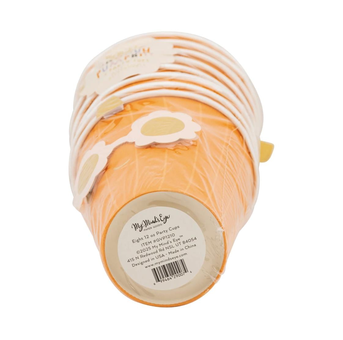 Groovy Pumpkin Party Cups 8ct - Stesha Party