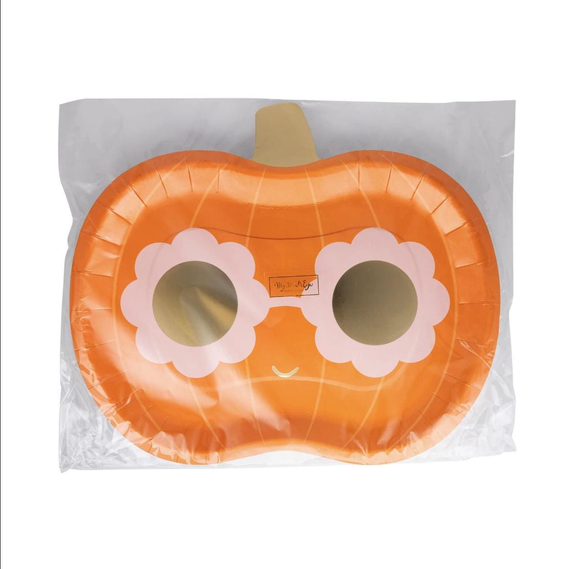 Groovy Pumpkin Shaped Plates 8ct - Stesha Party