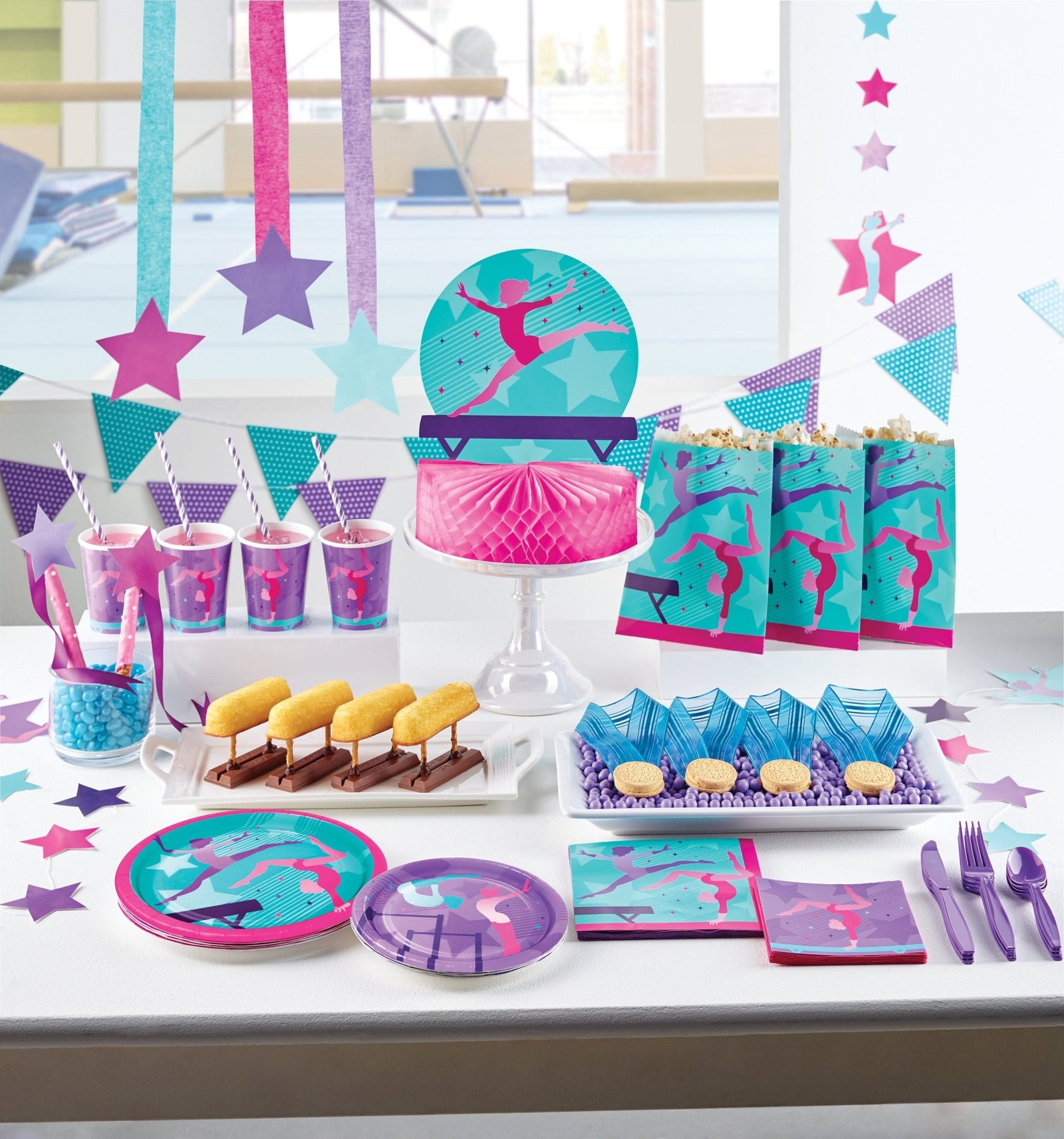 Gymnastics Party Centerpiece - Stesha Party