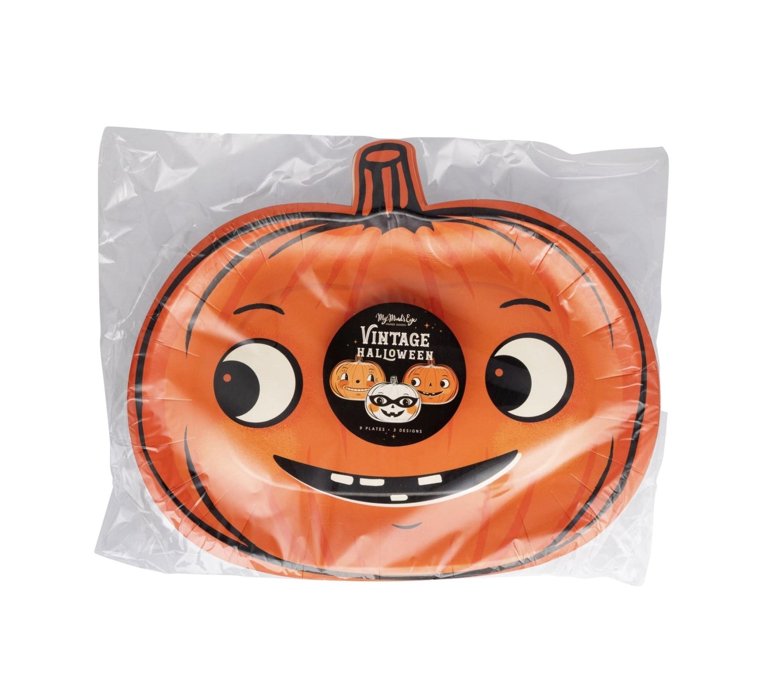 Halloween Pumpkin Plates 9ct - Stesha Party