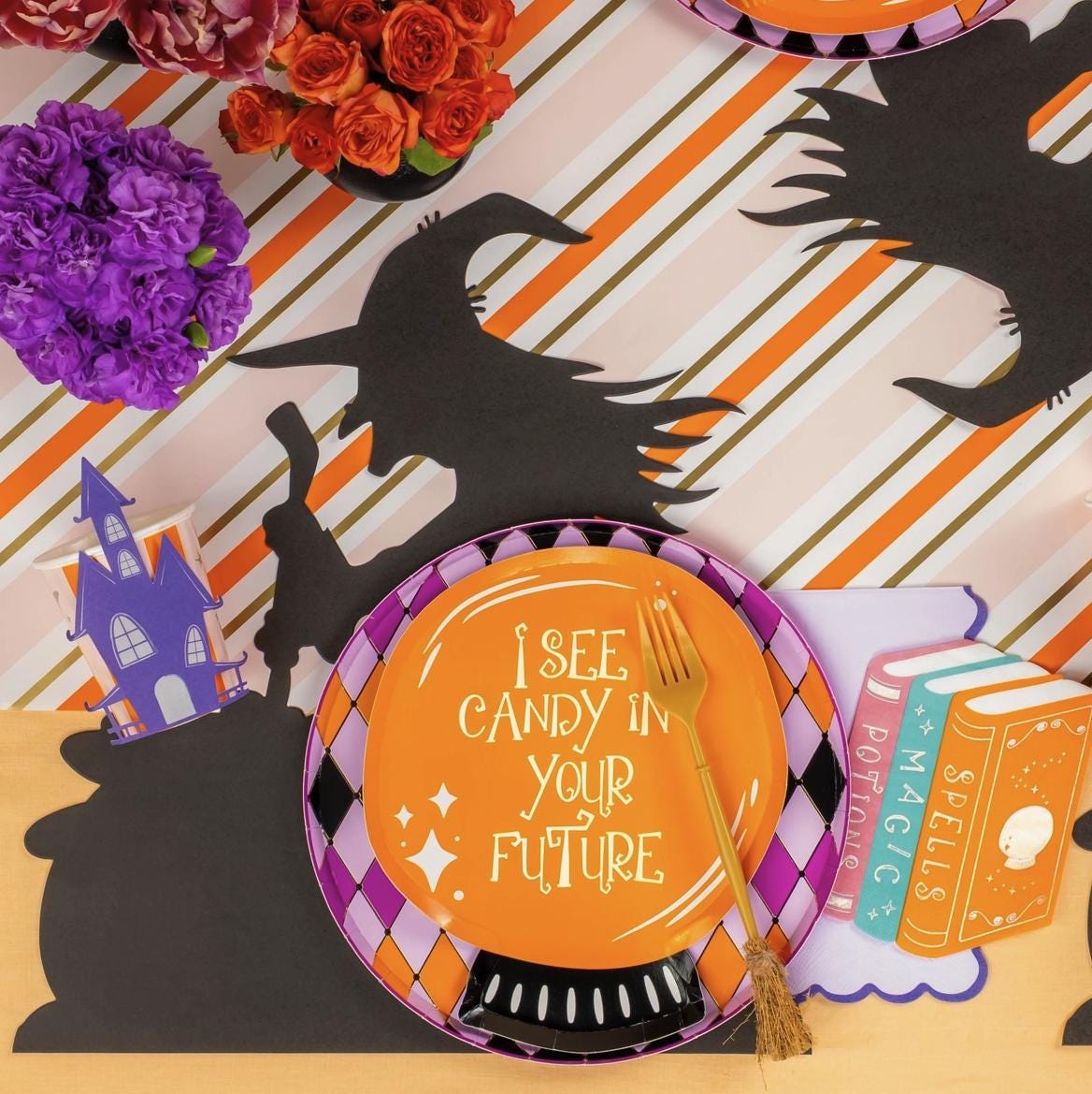 Halloween Spell Book Napkins 16ct - Stesha Party