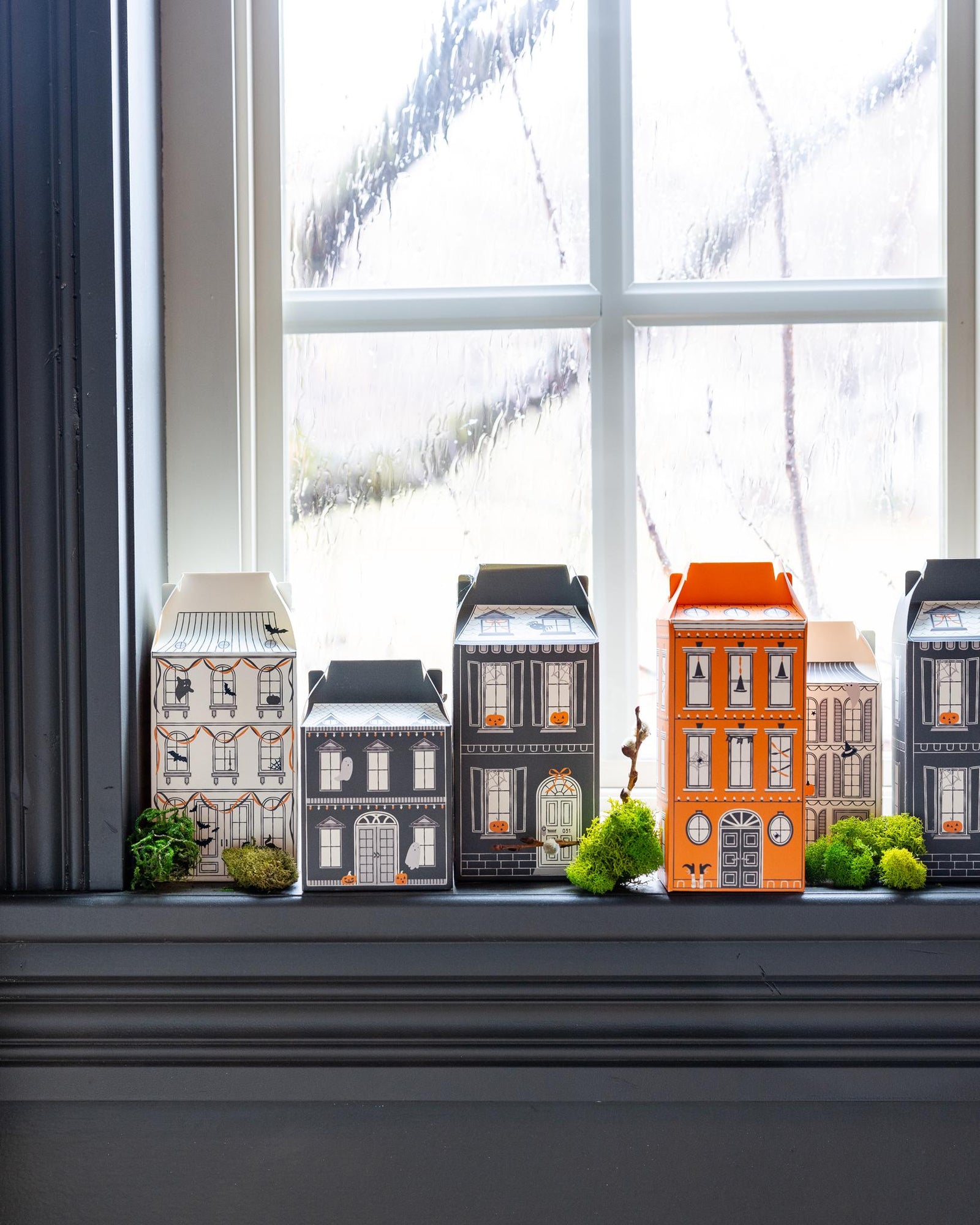 Halloween Village Treat Boxes 13pc - Stesha Party