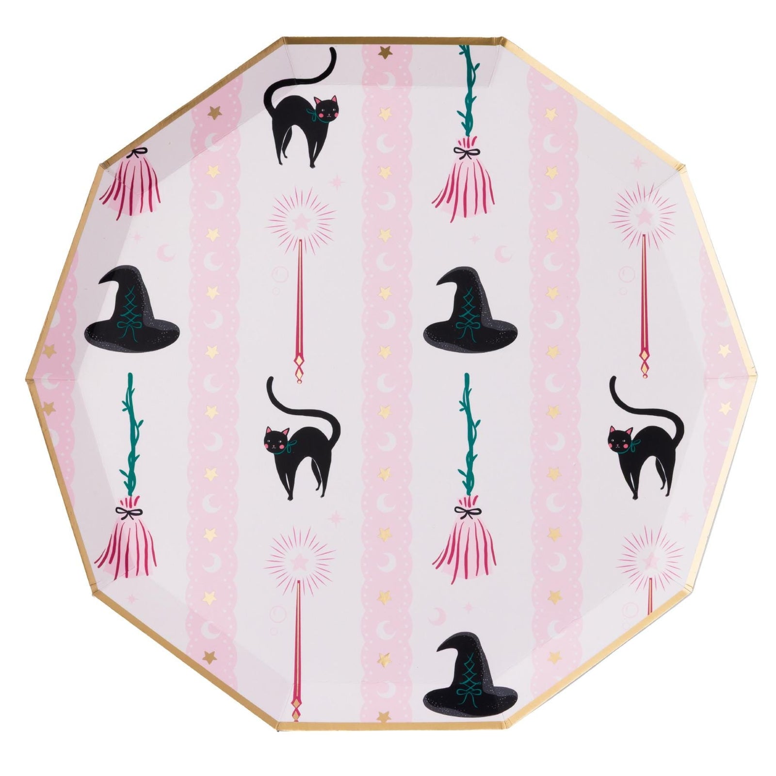 Halloween Witch Plates - Stesha Party