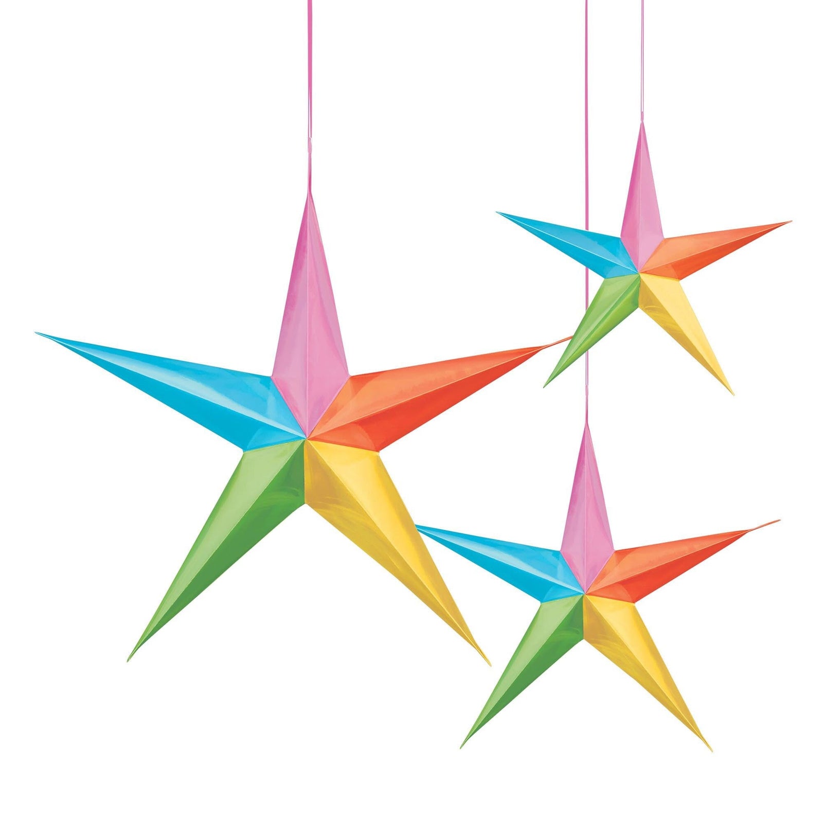 Hanging Star Decorations - Stesha Party