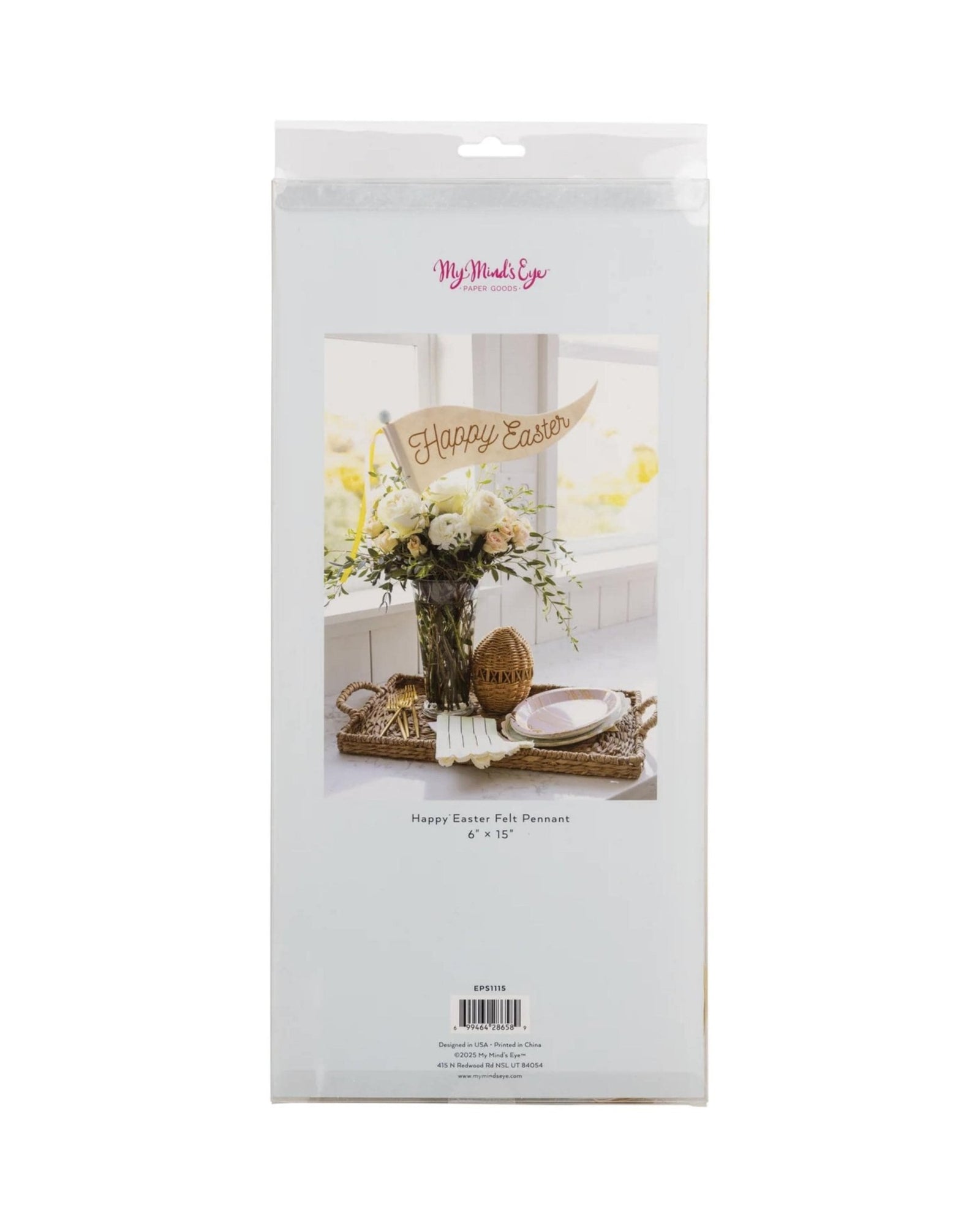 Happy Easter Felt Pennant Decoration - Stesha Party