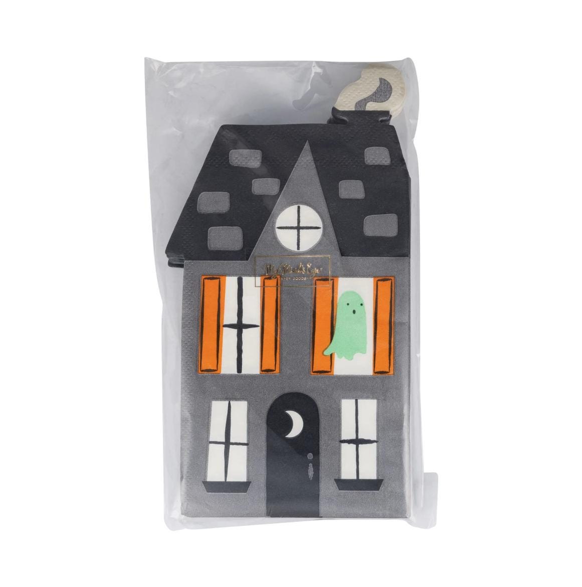 Haunted House Halloween Napkins 24ct - Stesha Party