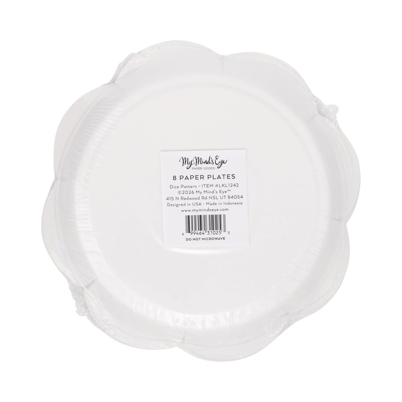 Heart Dice Dessert Plates 8ct - Stesha Party