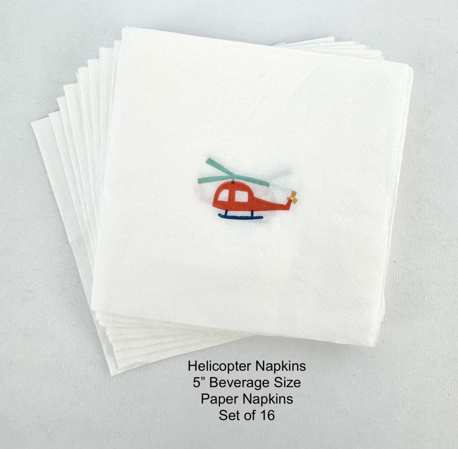 Helicopter Party Napkins 16ct - Stesha Party