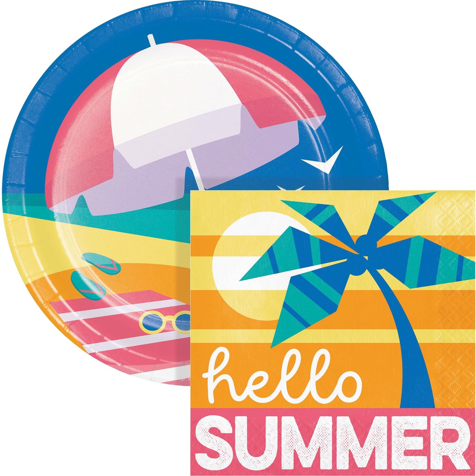 Hello Summer Napkins 16ct - Stesha Party