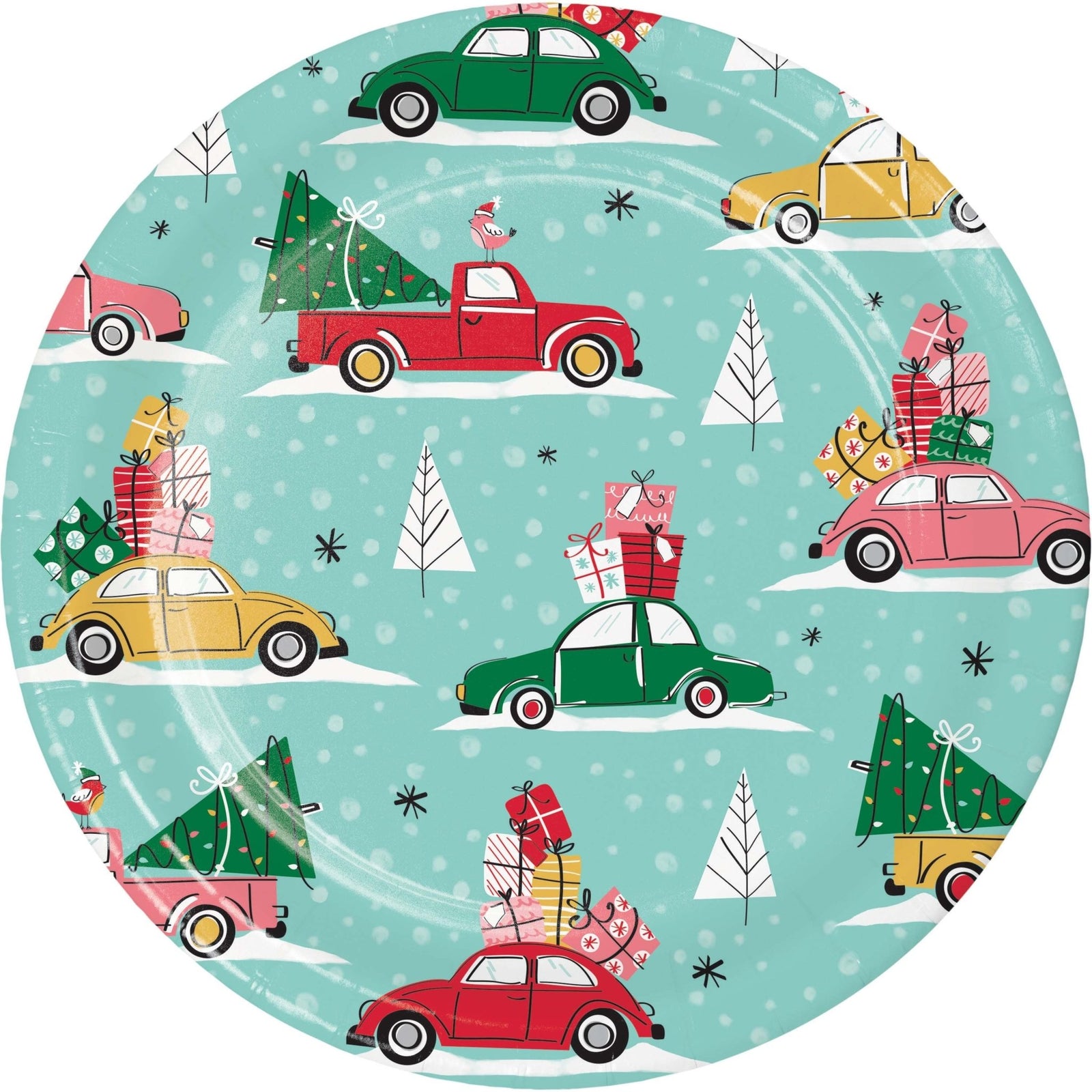 Holiday Party Paper Plates - Stesha Party