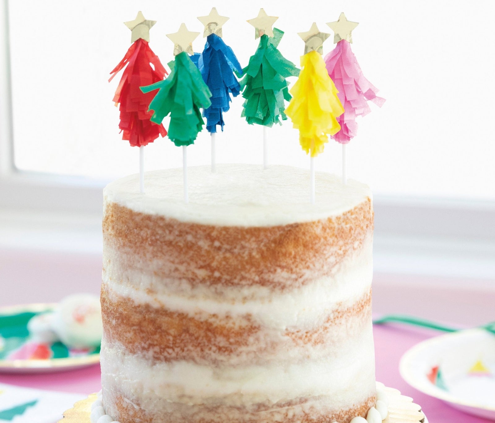 Holiday Tree Cake Toppers - Stesha Party
