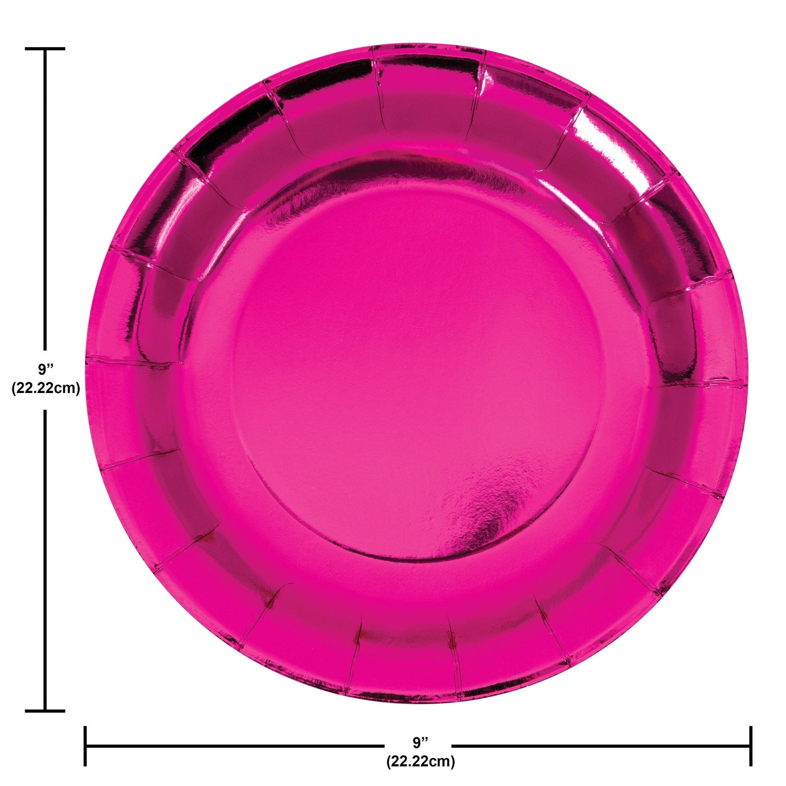 Hot Pink Party Plates - Stesha Party