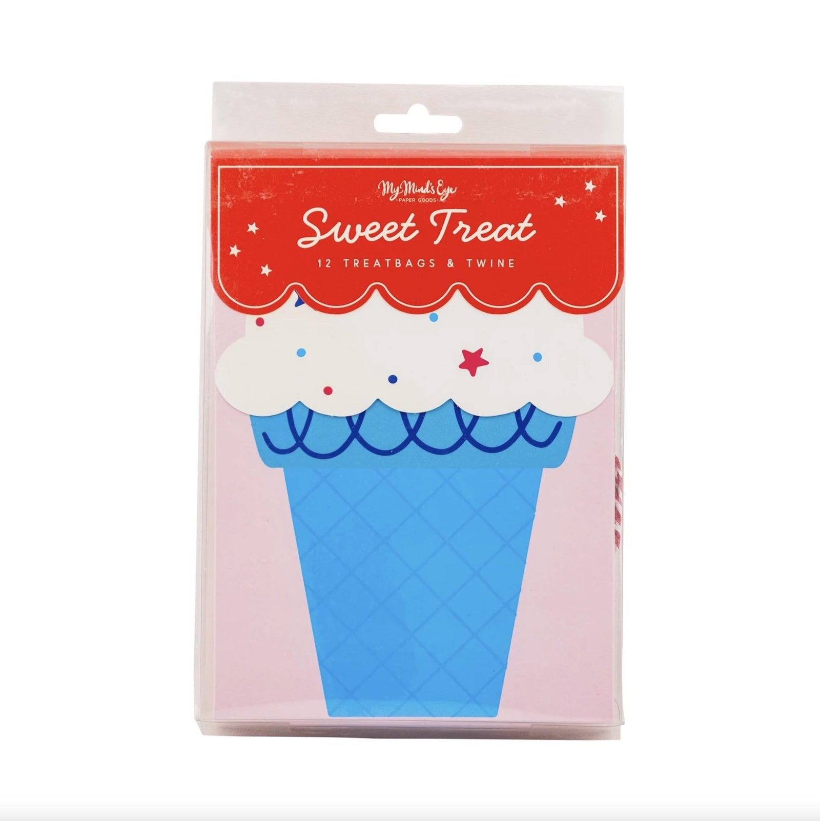 Ice Cream Party Favor Bags Patriotic 12ct - Stesha Party