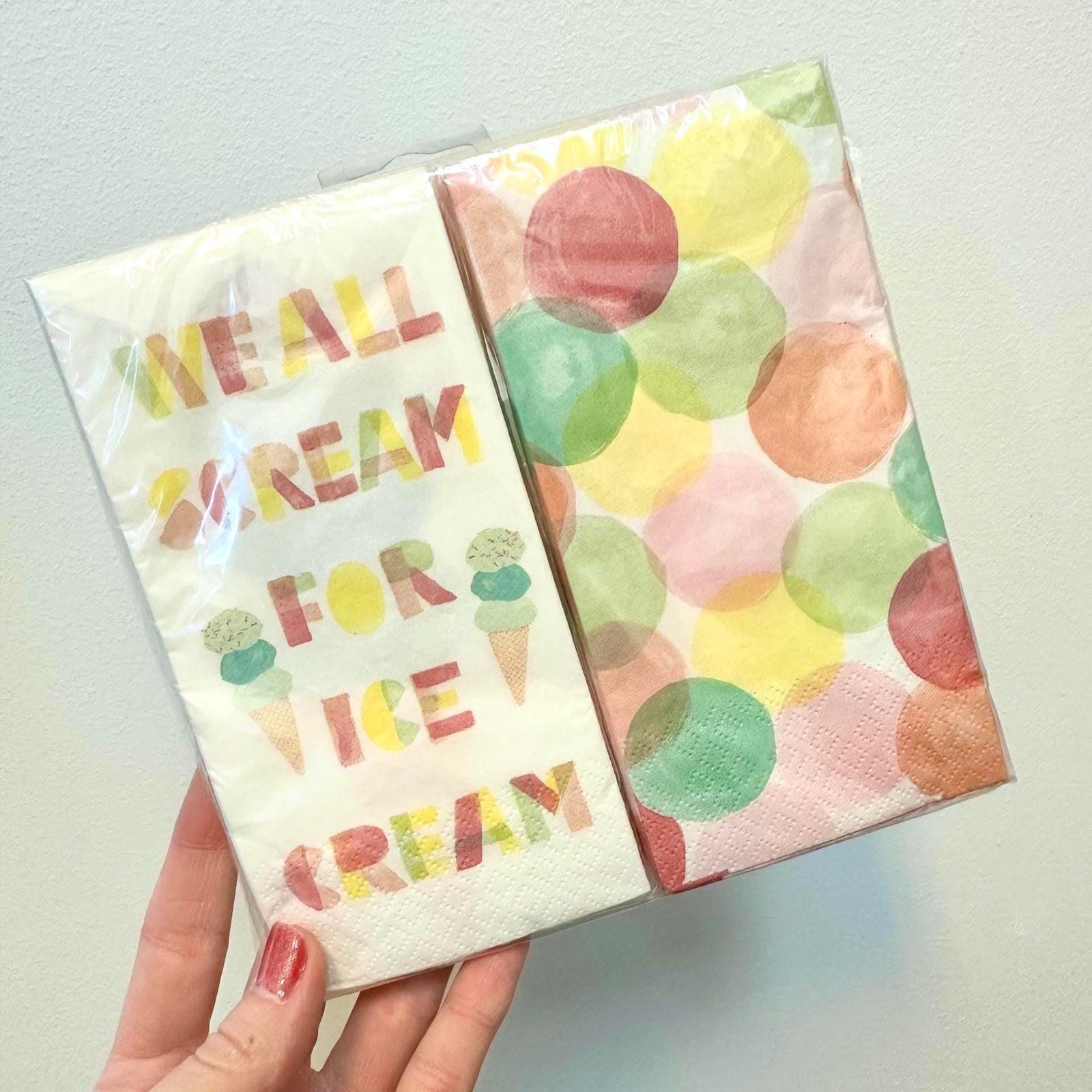 Ice Cream Party Napkins 20 Count - Stesha Party