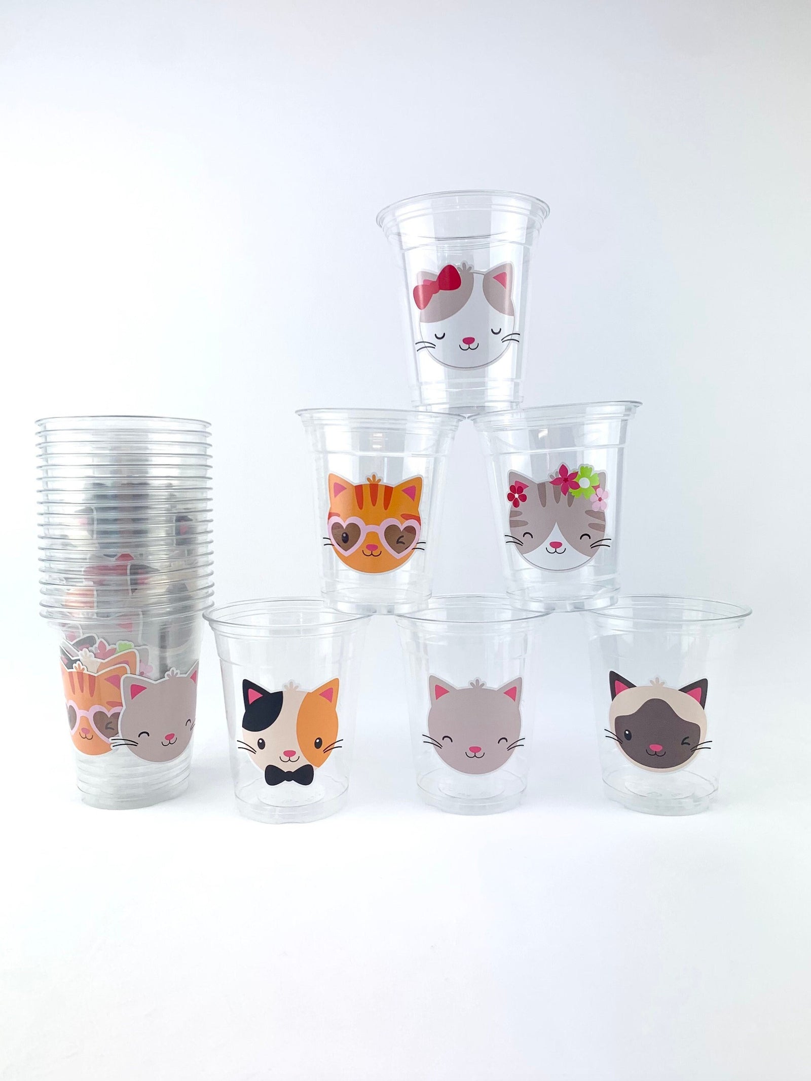 Kitten Face Party Cups